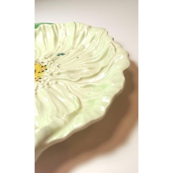 Dish Carlton ware yellow poppy/buttercup flower hand painted vintage - Picture 4 of 11